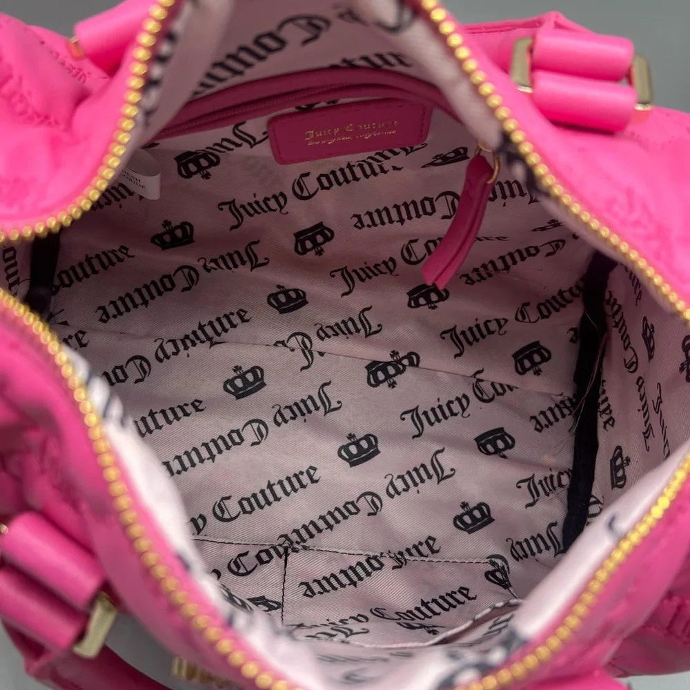 Juicy couture tie the knot satchel purse